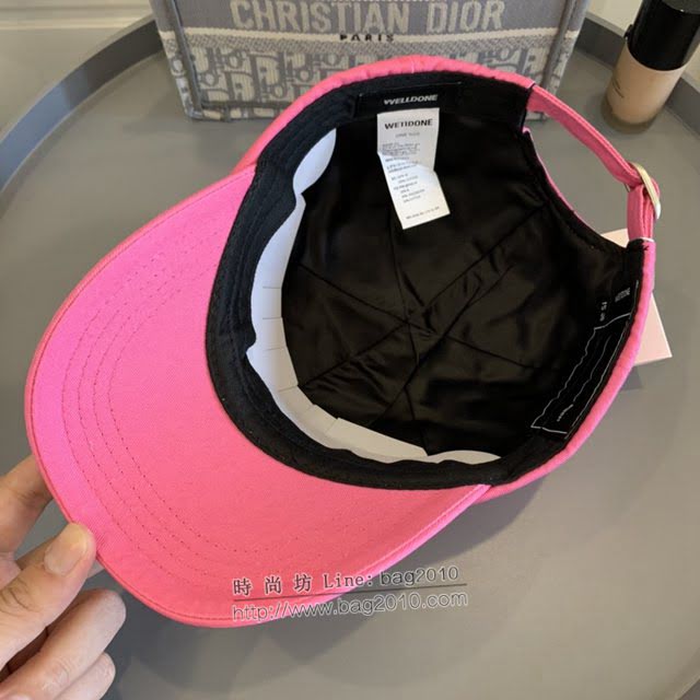 we11done2021新品男女同款字母印花棒球帽鴨舌帽  mm1694